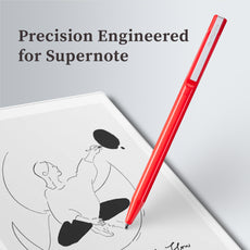 PL1B EMR Stylus Pen for Supernote, reMarkable 2, Quaderno - 4096 Pressure Sensitivity, Palm Rejection, Replaceable POM Nib (3 Bonus Nibs Included)