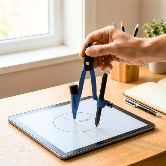 EMR Drawing Compass – Precision Circle Tool for reMarkable 2, Kindle Scribe, BOOX, Supernote